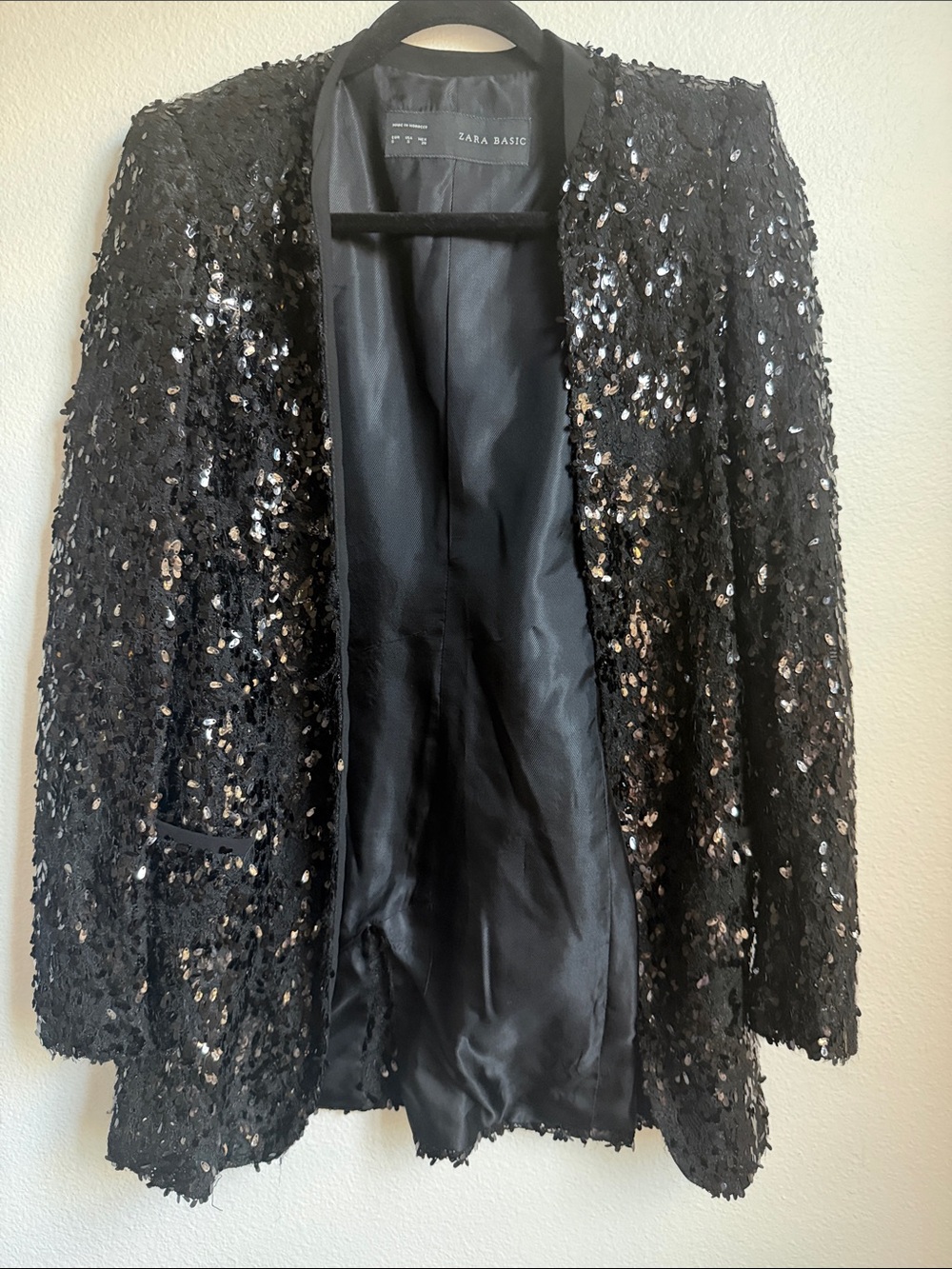 Zara sequined blazer